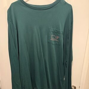 Vineyard Vines Forest Green Crewneck